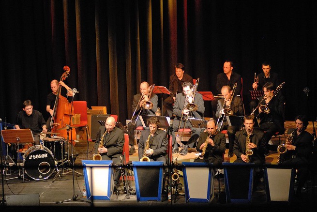 Photo concert du big band en Allemagne Hommage a Django Reinhardt