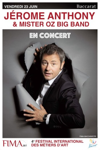 Affiche du concert au FIMA Baccarat