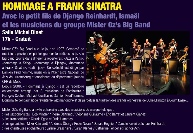 Concert salle Michel Dinet Festival VandJazz 2016