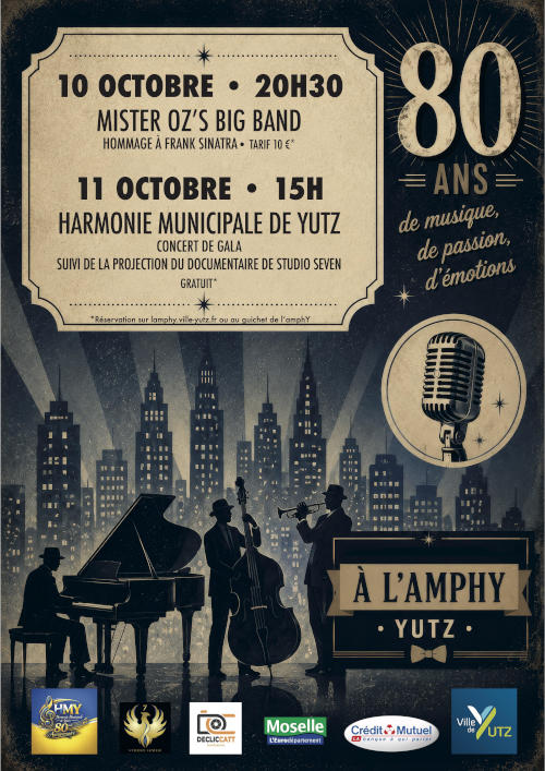 concert a l'amphy de Yutz / Hommage Frank Sinatra